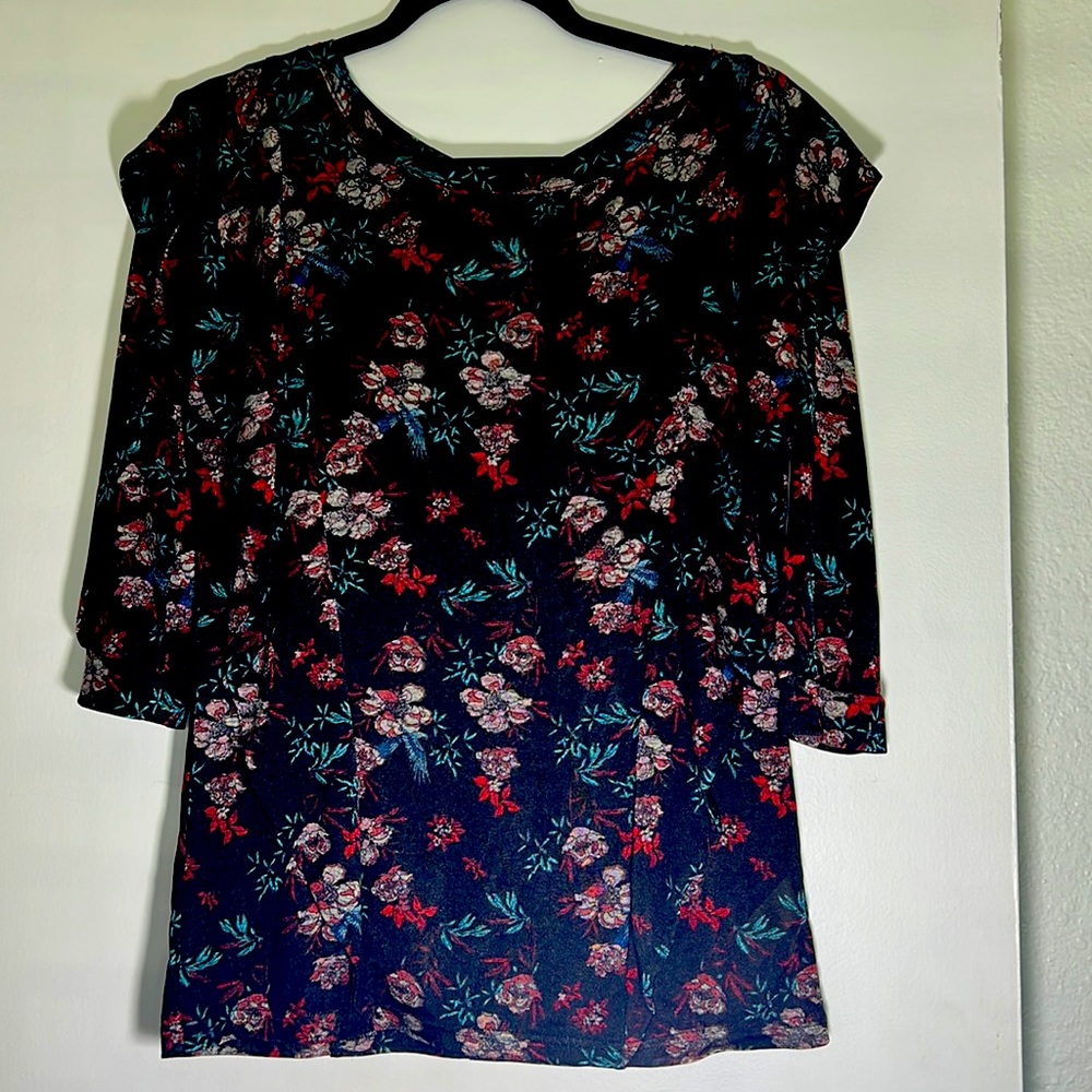 Free People Floral Top
